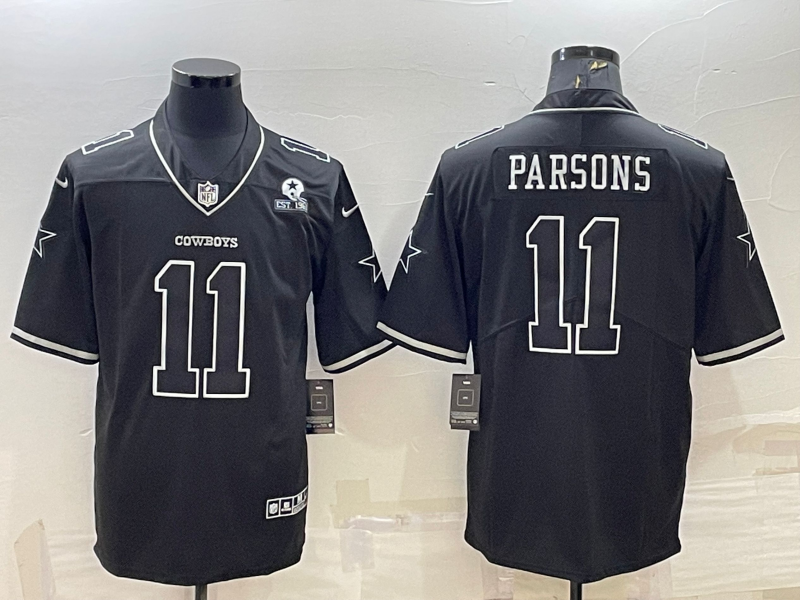 Men's Dallas Cowboys Micah Parsons #11 Black Legend Jersey